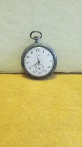 Antike Cyma Taschenuhr mit 0,900 Silber Trusty Gehäuse - läuft - siehe Beschreibung - Bild 1 von 14