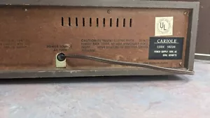 Cariole Modelo 19228 Estéreo de Estado Sólido AM-FM 8 PISTAS con Altavoces Originales - Imagen 1 de 16