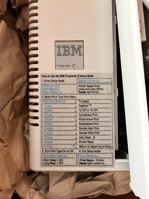 IBM Pro printer II with Ribbon And Cable - Image 1 of 2