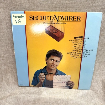 SUPER RARE Secret Admirer Original Soundtrack Vinyl LP 1985 Rock Synth-Pop PROMO - Image 1 of 4
