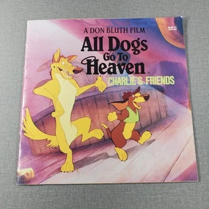 All Dogs Go To Heaven Charlie's Friends Don Bluth 1989 Illustrated Watermill - Foto 1 di 6