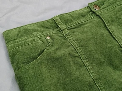 Sainsburys Tu Women's Cotton Green Straight Skirt size 16 - Image 1 of 4