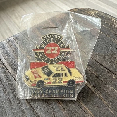 BOBBY ALLISON NASCAR Winston Cup Series Champion MILLER # 22 BUICK 1983 Pin  - Image 1 of 2