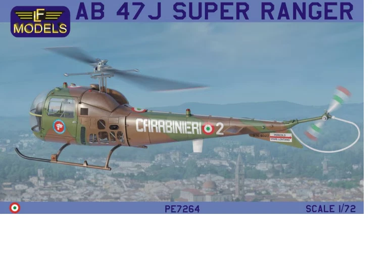 AB 47J Super Ranger Modelli LF | N. PE7264 | 1:72 - Immagine 1 di 1