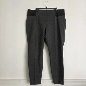 NWT Lane Bryant Womens Size 24 Leggings Gray Black Around Waist Comfortable - Picture 1 of 9