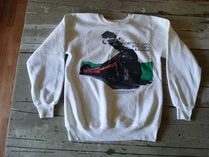 Vintage Crewneck Sweatshirt NORFOLK AND WESTERN ROANOKE CHAPTER Size M HANES - Picture 1 of 7