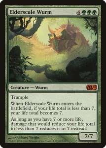 TOP  Elderscale Wurm / Altschuppiger  - MAGIC 2013  - englisch  (exc)  *Mythic* - Picture 1 of 1