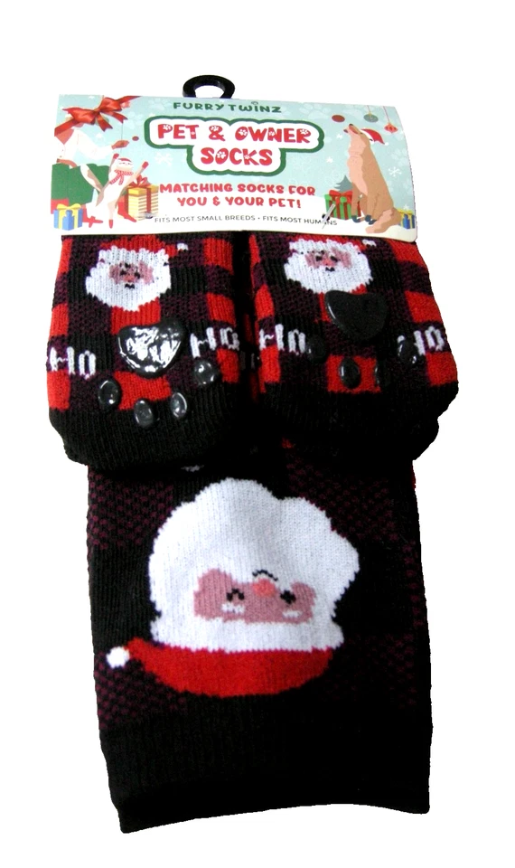 Pet & Owner Christmas Socks By Extreme Fit, Women's Sock Size 9-11, Pet-One Size - Image 1 of 1
