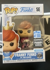GRAIL POP Fundays 2025 Franny Funko as the Pink Ranger Metallic 100 Limited Ed.+ - Picture 1 of 8