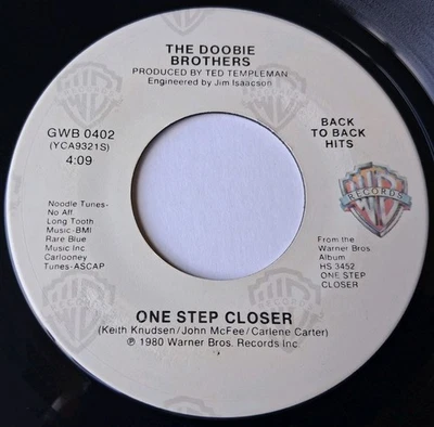 The Doobie Brothers - One Step Closer / Real Love Vinyl 45 - 1980 Warner Bros - Image 1 of 4