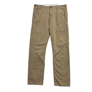 Levis Chino Trousers W31 L30 Mens Beige Regular Tapered Fit Cotton Pants - Picture 1 of 8