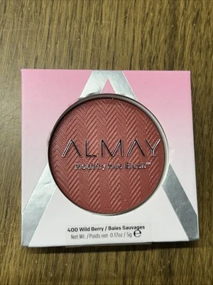 Almay Healthy Hue Pressed Powder Blush #400 WILD BERRY - Image 1 of 4