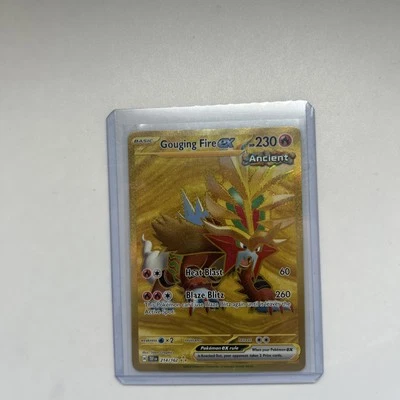 Gouging Fire ex 214/162 Sv05: Temporal Forces Gold Card - Image 1 of 2