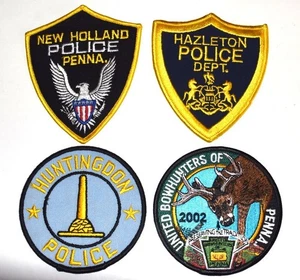 PENNSYLVANIA PA LOT of 4 Police Patches GROUP SET HÄNDLER SAMMLUNG SORTIERT - Bild 1 von 1