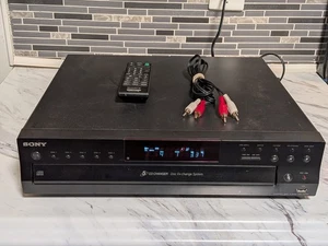 Sony CDP-CE500 5 Disc Changer CD to USB Recorder Player Remote Tested & Working - Picture 1 of 4