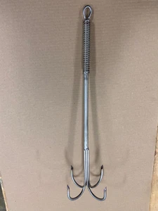 20” Long Pier or Bridge Fishing Fish Gaff 5 Inch Diameter Stainless Steel - Picture 1 of 5