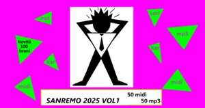 100 Basi karaoke 50 mp3 + 50 MIDI Sanremo 2025 Vol1 - Foto 1 di 1