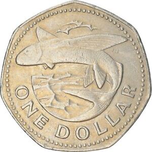 Barbados 1 Dollar Coin | Flying Fish | 1973 - 1986