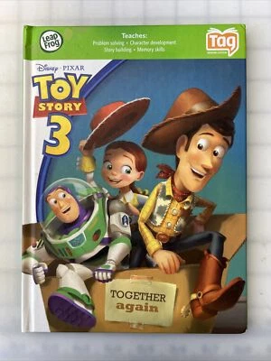 LeapFrog LeapReader TAG Book Disney Pixar Toy Story 3 Buzz Woody Jess School Kid - Image 1 of 3
