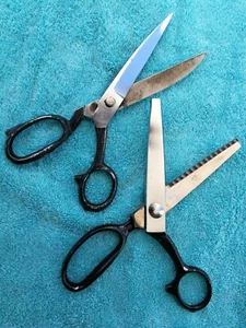 Schneiderscheren Schere zickzack und gerade TOP Zustand Top Qualität  - Bild 1 von 3