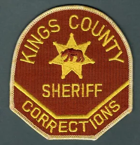 Kings County Kalifornien Sheriff Korrekturen Polizei Aufnäher - Bild 1 von 1