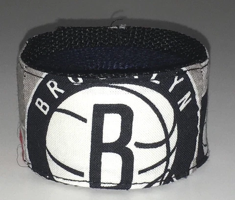 Brooklyn Nets Wristband Bracelet Pro Basketball Team Fan Game Gear NBA Shop Ball Cover