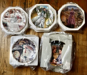 Gone With The Wind lot set of 5 collector decorative plates - Picture 1 of 11