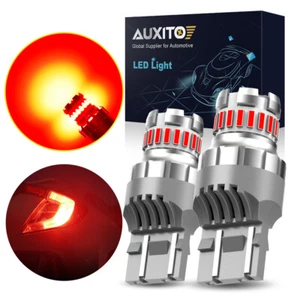 7443 7440 LED Estroboscópico Flash Parpadeante Freno Trasero Luz Estacionamiento Bombillas Rojo 2F23 - Imagen 1 de 24