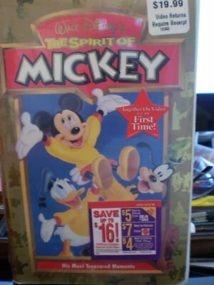  Walt Disney’s the Spirit of Mickey Laserdisc NEW Foto 1 de 3