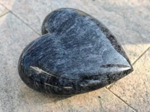 Grabkissen Grabstein Naturstein Liegestein Herz Liegeplatte Steinherz blau NEU - Bild 1 von 9