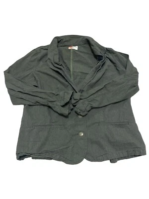 Chaqueta Blazer Ruff Talla XLarge Verde Manga Larga Botón Frontal Foto 1 de 4