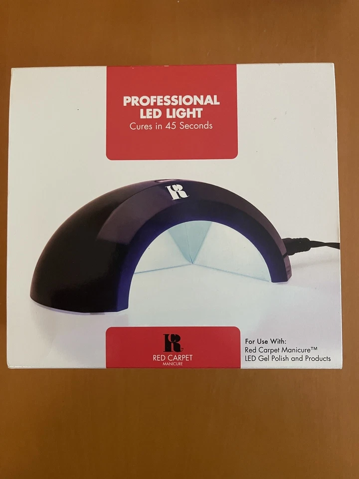 红地毯美甲 20302 LED 凝胶指甲油固化灯,全新 — 第 1/4 张图片