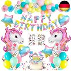 Einhorn Geburtstagsdeko Mdchen,Einhorn Luftballons Geburtstag Party Deko mit 