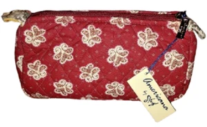 Americana By Sharif Makeup Bag with Small accessory Bag - Picture 1 of 4