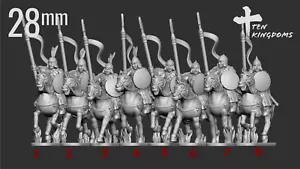 28 mm Khitan gepanzerte Speere Pferd (TGM-7 Harz) Zehn Königreich - Bild 1 von 3