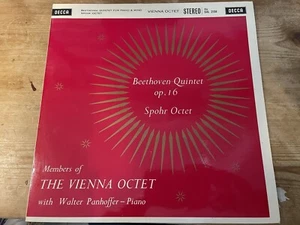VIENNA OCTET, BEETHOVEN - QUINTET IN E FLAT (1960) SXL 2158, Decca 1st LP EX/VG+ - Picture 1 of 4