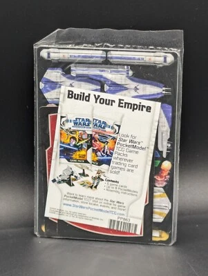 Star Wars 2008 Pocketmodel Juego de Cartas Coleccionables Envíos Paquete Promocional NUEVO Wizkids D-1 Foto 1 de 2
