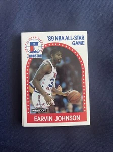 1989-90 NBA Hoops Earvin "Magic" Johnson All-Star #166 Los Angeles Lakers - Picture 1 of 1