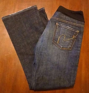 COH Citizens of Humanity Dark Wash Maternity Belly Panel Jeans 29 x 28 - Picture 1 of 7