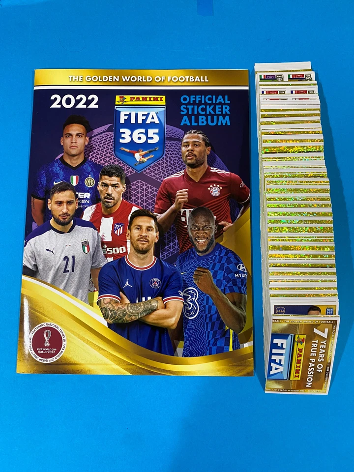 Figurine Panini FIFA 365 2022 Album vuoto + Tutte le 419 Figurine da Attaccare - Immagine 1 di 1
