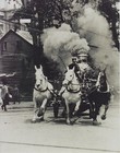 HORSE DRAWN FIRE TRUCK 8X10 PHOTO PICTURE FIREFIGHTING 1890