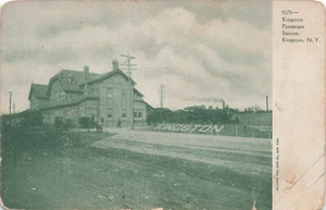 KINGSTON NY NUEVA YORK ESTACIÓN DE PASAJEROS DEPÓSITO POSTAL DE COLECCIÓN 101222 R - Imagen 1 de 2