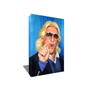Nature Boy RIC FLAIR Wooooo Poster Photo Painting Artwork on CANVAS Wall Art - Picture 1 of 4