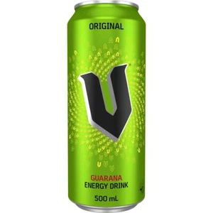 V Original Guarana Energy Drink Can 500ml - Picture 1 of 4