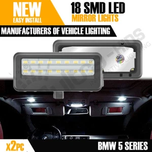 2x 18 SMD CANBUS ERROR FREE WHITE LED VANITY MIRROR LIGHTS for BMW 5 SERIES F10 - Picture 1 of 6