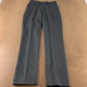 Jack Martin US Size 30 Semi-Slim Fit Grey Harringbone Tweed Tommy Dress Pant New - Picture 1 of 7
