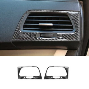 2Pcs Carbon Fiber Front Side Air Outlet Cover Trim For Honda CRV CR-V 2012-2014 - Picture 1 of 12