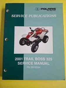 POLARIS 2001 Trail Boss 325 Service Manual OEM 9916584 - Picture 1 of 3