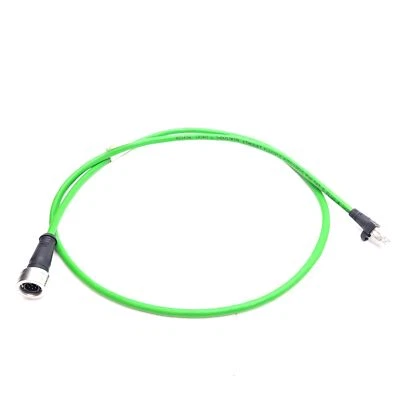 Microscan 61-000160-01 QX Cordset, M12 8-Pin Male Ultralock to RJ45, 1m - Image 1 of 4