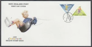 NEW ZEALAND FDC 1995 HEALTH SET (ID:FH188 (21/6) - Picture 1 of 1